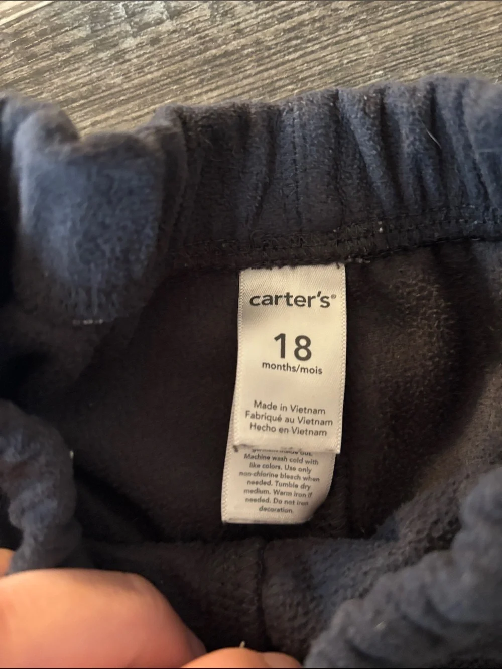 Carter's Dark Green Fuzzy Lined Set Polar Bear